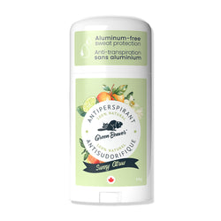 Déodorant antisudorifique sans aluminium Green Beaver parfum Sunny Citrus vue de face
