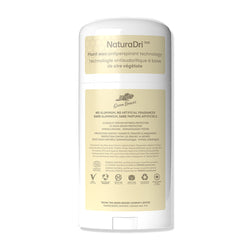 Étiquette arrière du déodorant antisudorifique sans aluminium Green Beaver parfum Vanilla Bliss